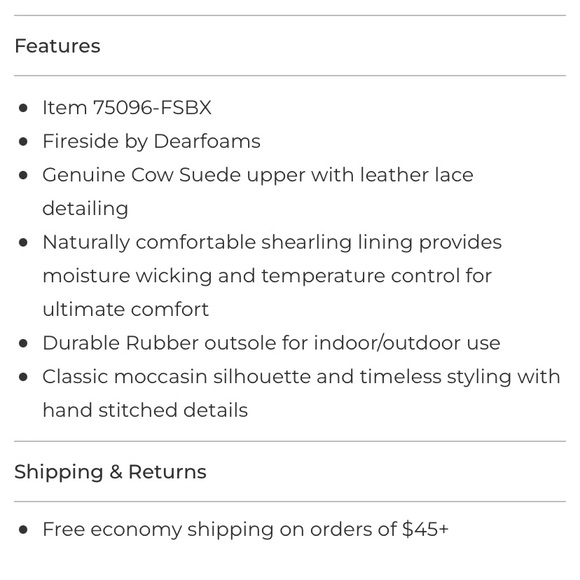 Women's Victoria Genuine Shearling Lace Moccasin Slippers Grey Dearfoam FireSide - Picture 5 of 8